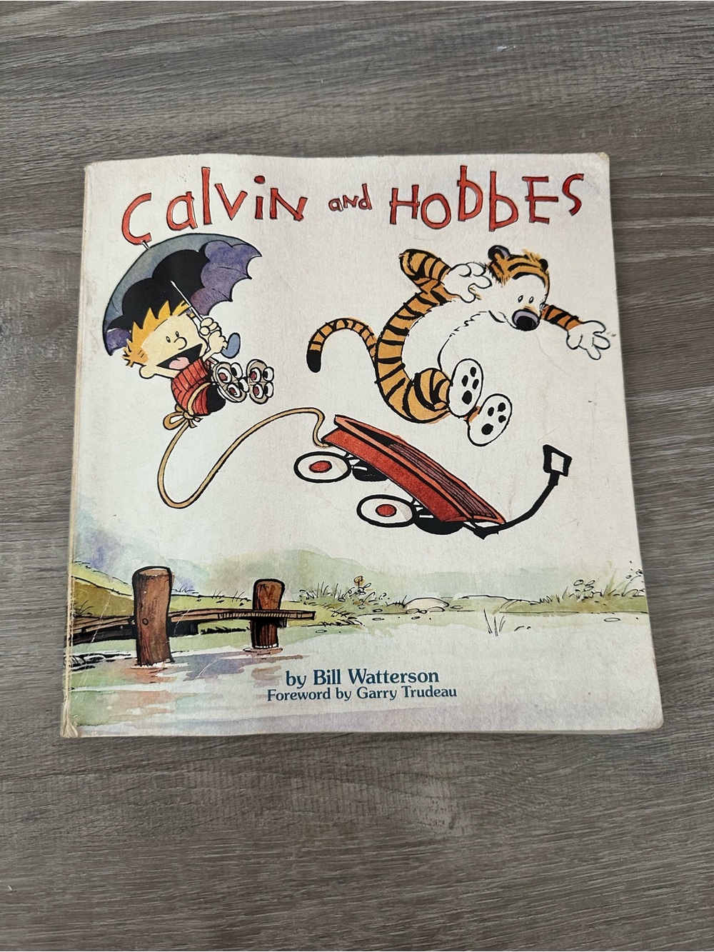 Vintage 1988 Calvin and Hobbes Bill Watterson Paperback Comic Book